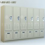 Police department officer gear storage lockers ssg psl door drawer option1