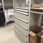 Police gear supply modular pull out shelving