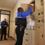 Police property evidence wall lockers storage cubbies