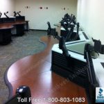 Police remodel dispatch furniture 911 control center