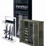 Police weapons cabinets long arm racks storage