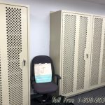 Police wire mesh storage lockers
