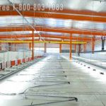 Powered pantographs high density shelving