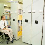 Powered storage shelves ada accessible design