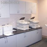 Print room casework cabinets storage shelves