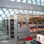 Public library book shelving spacesaver compact bookstacks