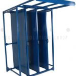 Pull out pegboard tool storage rack 3 panel storage system