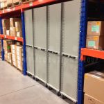 Pull out tool car dealership parts shelves