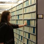 Pulling vital records archive vault storage
