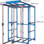 Pullout parts tools storage rack shelf cabinet
