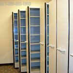 Quickspace pull out shelving storage cabinets open accessible