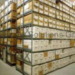 Record center file box shelving storage archival racks