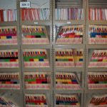 Records storage shelving archival warehouse