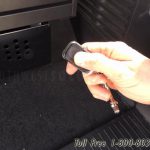Remote access police vehicle gun trunk locker safes