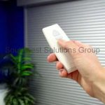 Remote control locking shutters office shelving doors