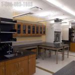 Research laboratory fume hood for ventilation