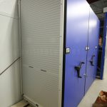 Retractable door shutters retail security storage