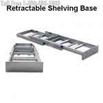 Retractable shelving base pull out shelves cabinets slim space retracting shelving units without aisles