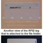 Rfid tracking tags file folder labels tracking software