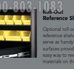 Roll out reference shelves work surface industrial rotary cabinet storage