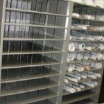 Rolled plan blueprint architect drawing storage shelf cabinet rack