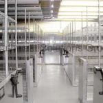 Rolling high density wire shelving refrigerated storage racks storage spacesaver