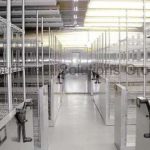Rolling high density wire shelving refrigerated storage racks storage spacesaver