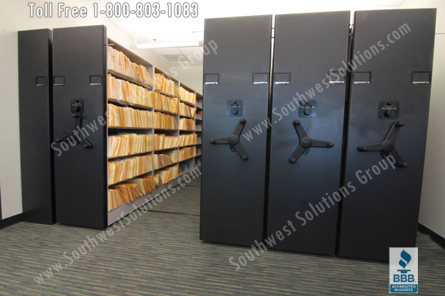 Rolling File Shelving Austin | Moving Filing Cabinets Bryan Brenham ...