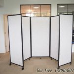 Rolling room dividers