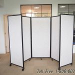Rolling room dividers