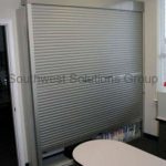 Rolling shelving tambour security doors rollock storage cabinets