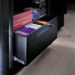 Rotary cabinets locking file drawer spacesaver carousel