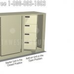 Rotary storage cabinets rotate revolve enclosed storage fs1 4a 4s