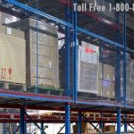 Safety backing pallet racks guarding inventory protecting personnel