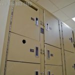 Secure evidence lockers storing sheriffs department prisons