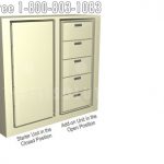 Secure revolving doubled sided storage cabinets fs1 5a 5s