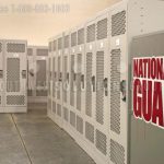 Secure storage lockers national guard deployment ready military