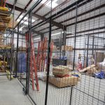 Security enclosures wire mesh woven cages partitions