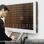 Security keys tracking storage cabinets