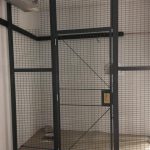 Security partition machine guarding osha locking cage panels