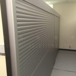 Security shutter doors kiosks shelving