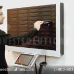 Security tracking locker cabinet media storage