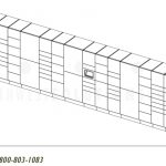 Self service smart package audit tracking lockers bim revit