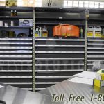 Service counter storage drawers shelving racks