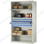 Sh85 481817 drawers in shelving industrial shelf drawer adjustable steel metal shelves racking racks storage