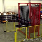 Sheet metal plate storage automated