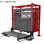 Sheet metal plate vertical storage lift systems