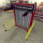 Sheet steel storage rack automated vertical lifts