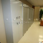 Shelving doors rolling tambour security locking doors