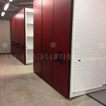 Shelving locking doors motorized security shutters